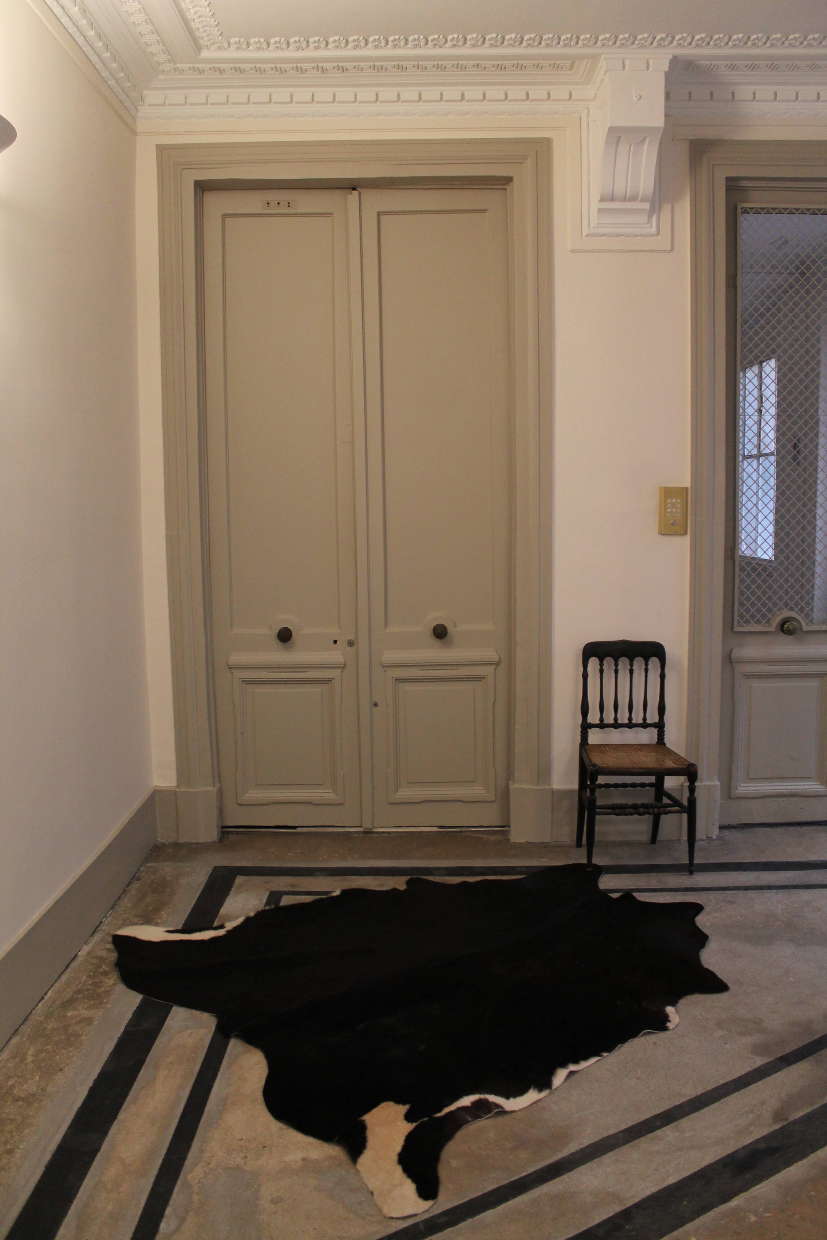 Black and white cow skin 140x180cm