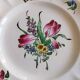 4 assiettes plates "Réverbère fin" KG Lunéville