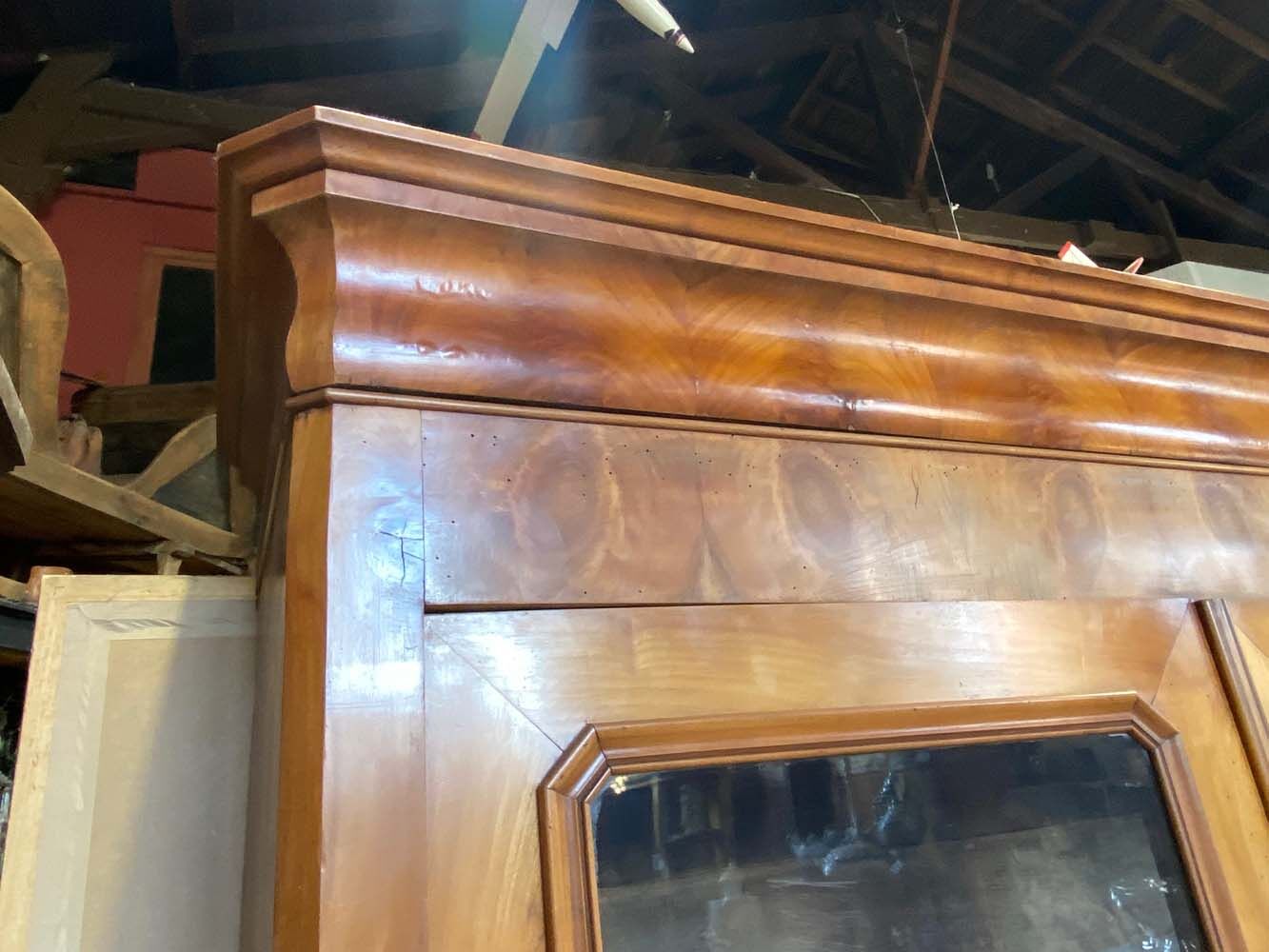 Buffet deux corps, merisier