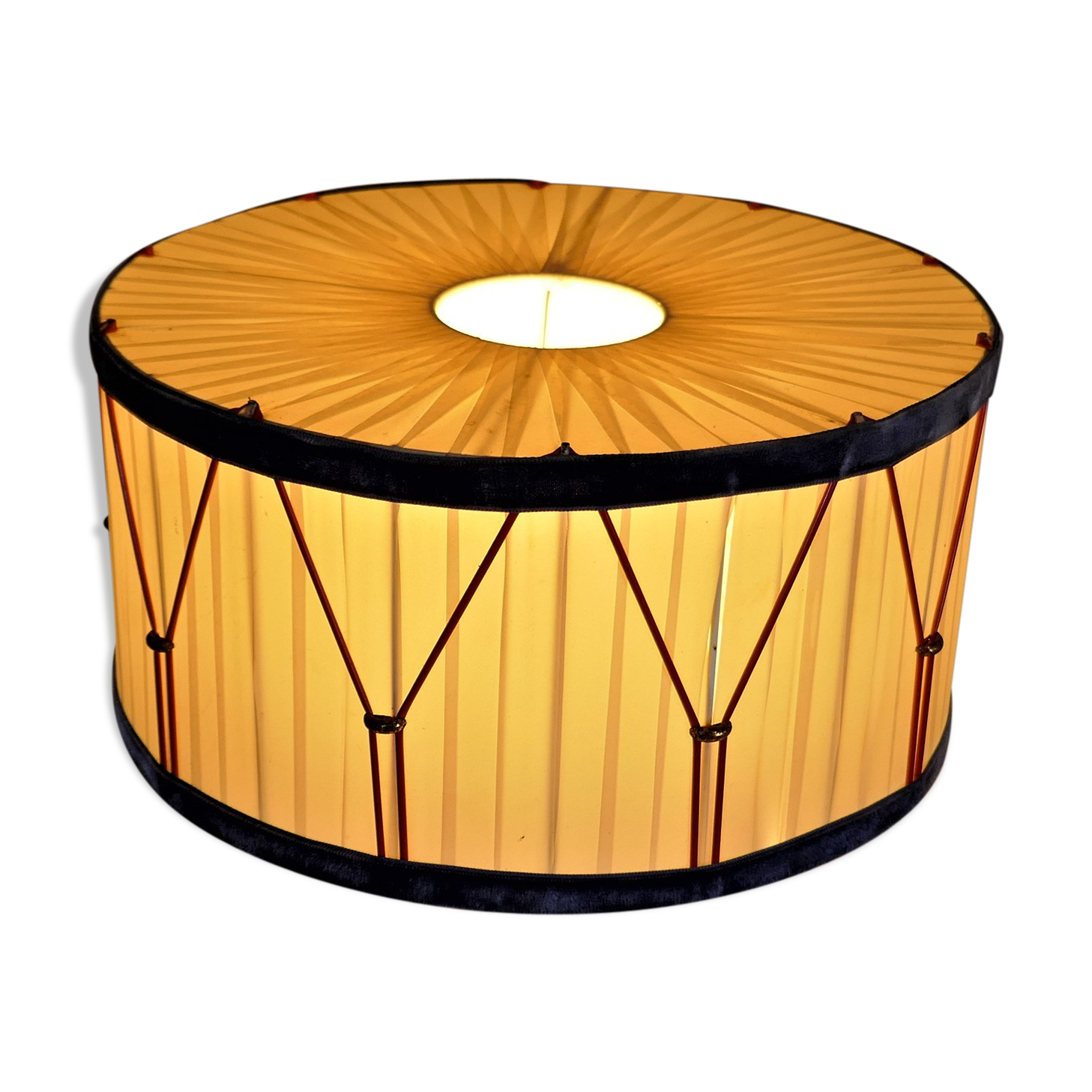 Vintage drum-shaped shade