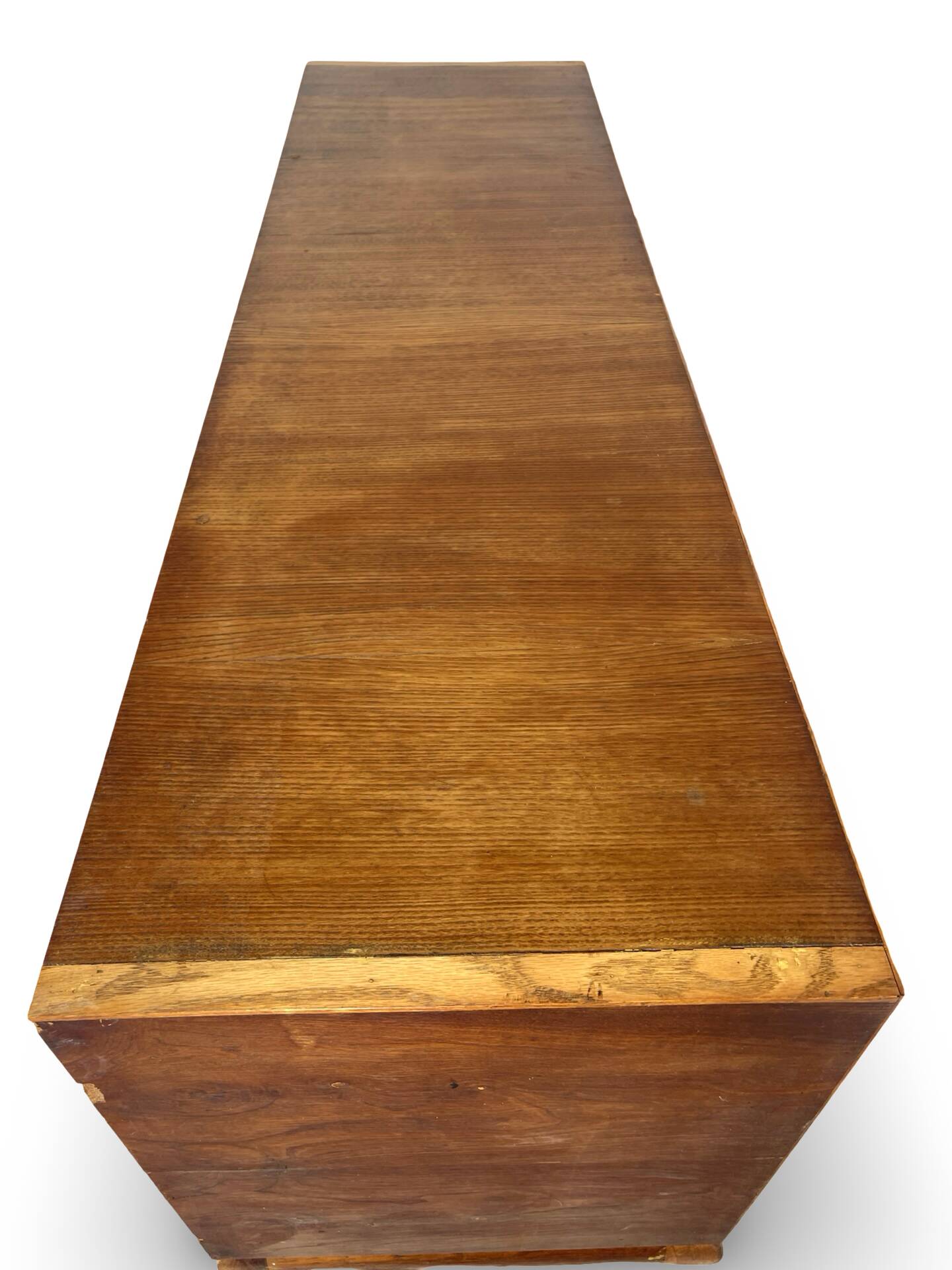 Italian Mid-Century cherrywood veneered and solid wood sideboard.