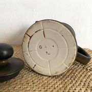 Vintage stoneware teapot