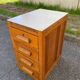 Solid oak notary cabinet American office filing cabinet