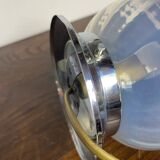 Suspension en verre et métal Art Déco