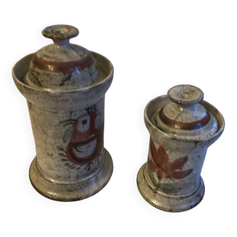 Ceramics signed Gustave Reynaud Vallaurus