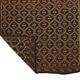 Turkish Kilim Yoruk Vintage 177x294 cm Geometric Brown and Yellow