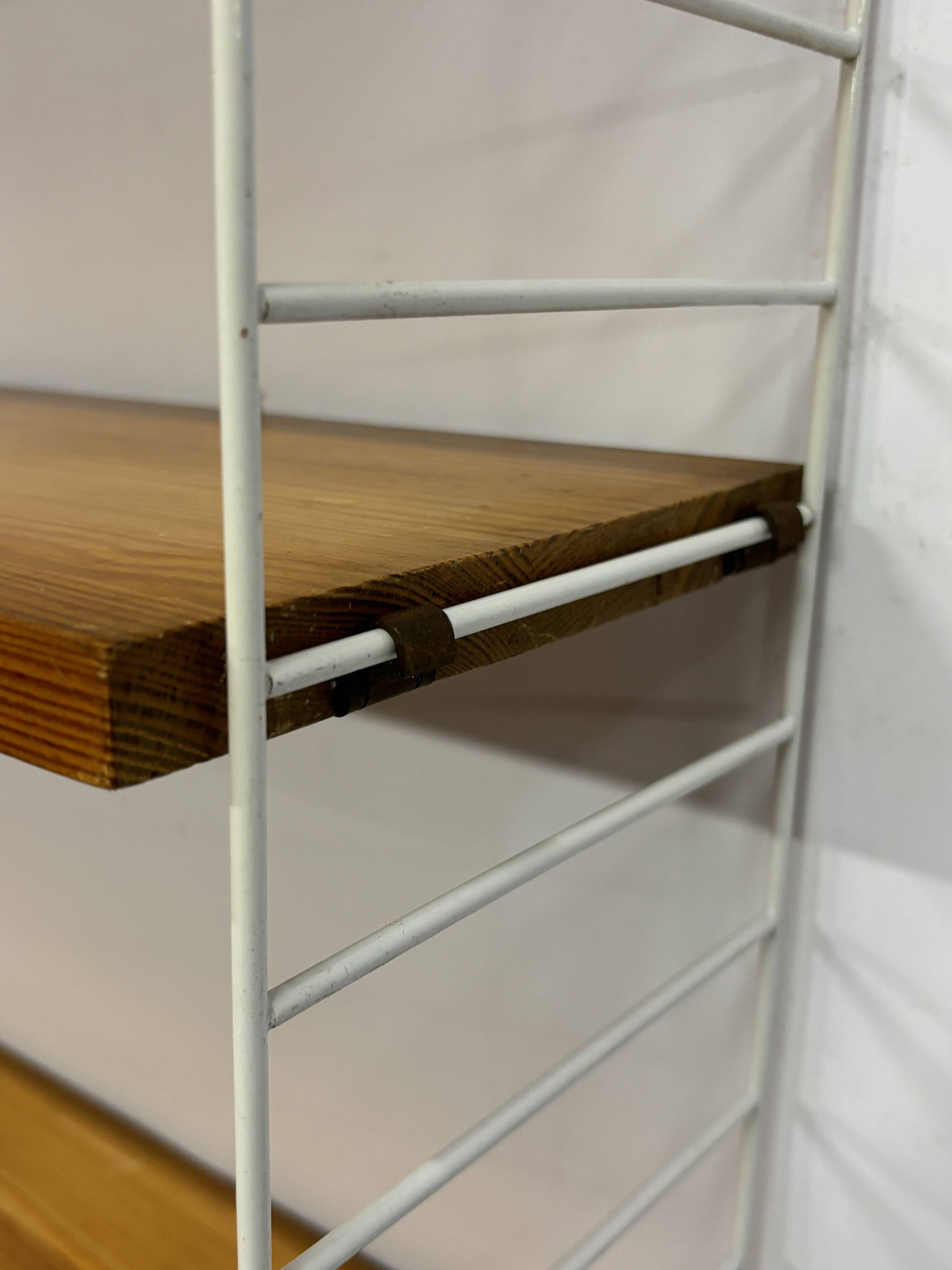 Système mural à cordes nisse du milieu du siècle, 1960 compact