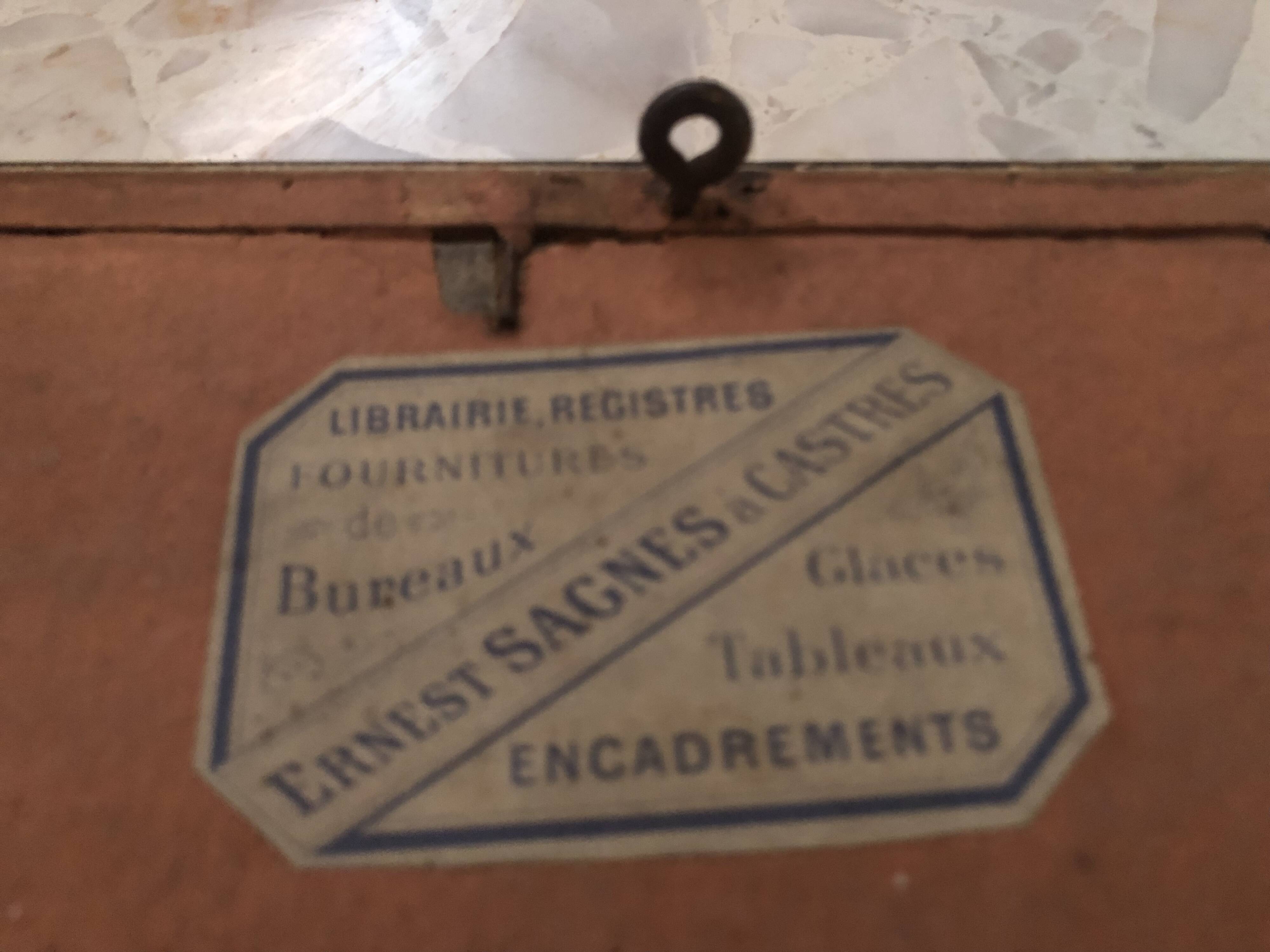 Drawing 1900 lead pencil still life hunting painting game trophy, signed jm, hunter