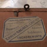 Drawing 1900 lead pencil still life hunting painting game trophy, signed jm, hunter