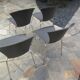 Set of 4 grey Nihau chairs by Magistretti for Kartell - 2000s