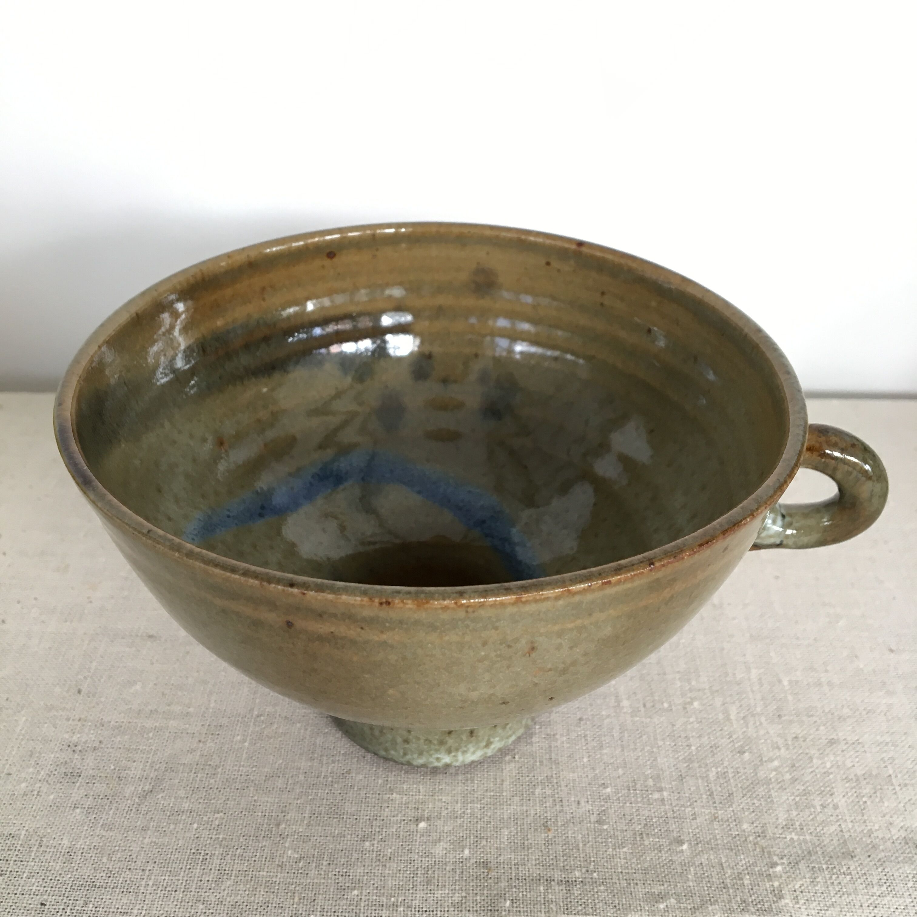 Stoneware jam funnel bowl