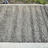 Rug in the style of a designer.