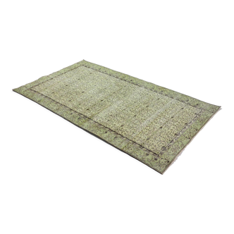 Tapis vintage artisanal anatolien 266 cm x 151 cm