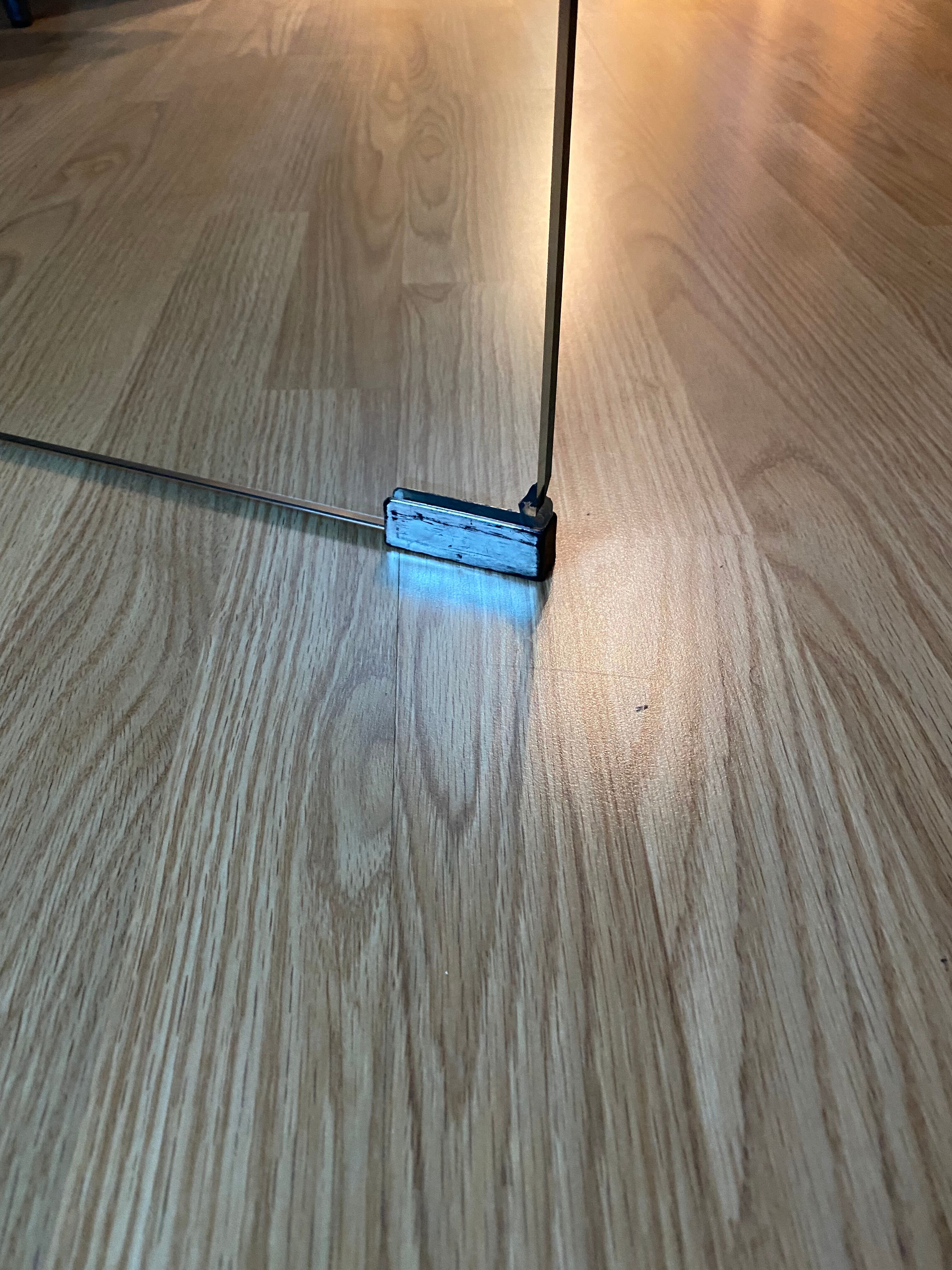 Tempered glass table