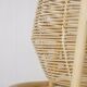 Lampadaire en rotin