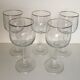 Ensemble de 5 verres à eau en cristal