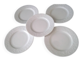 5 dessert plates in Limoges porcelain