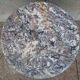 Pedestal table cast iron, marble top