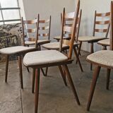 Set of 8 Hiller bistro chairs