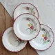 4 vintage deep plates, ironstone Salins model Pierrette