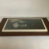 Teak photo frame my reflection in the mirror