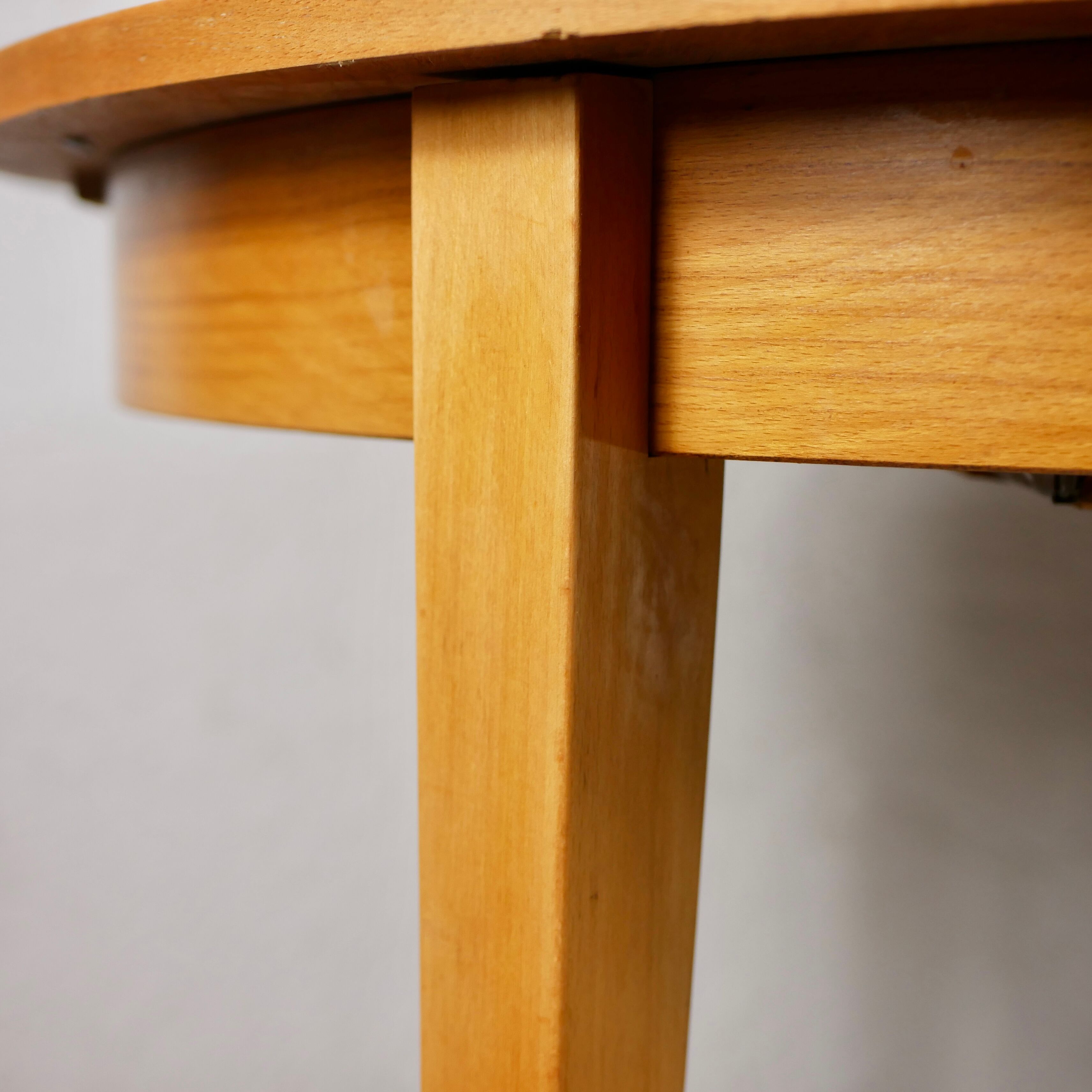 Scandinavian style teak table with butterfly extension