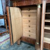 Empire style row in mahogany and oak veneer