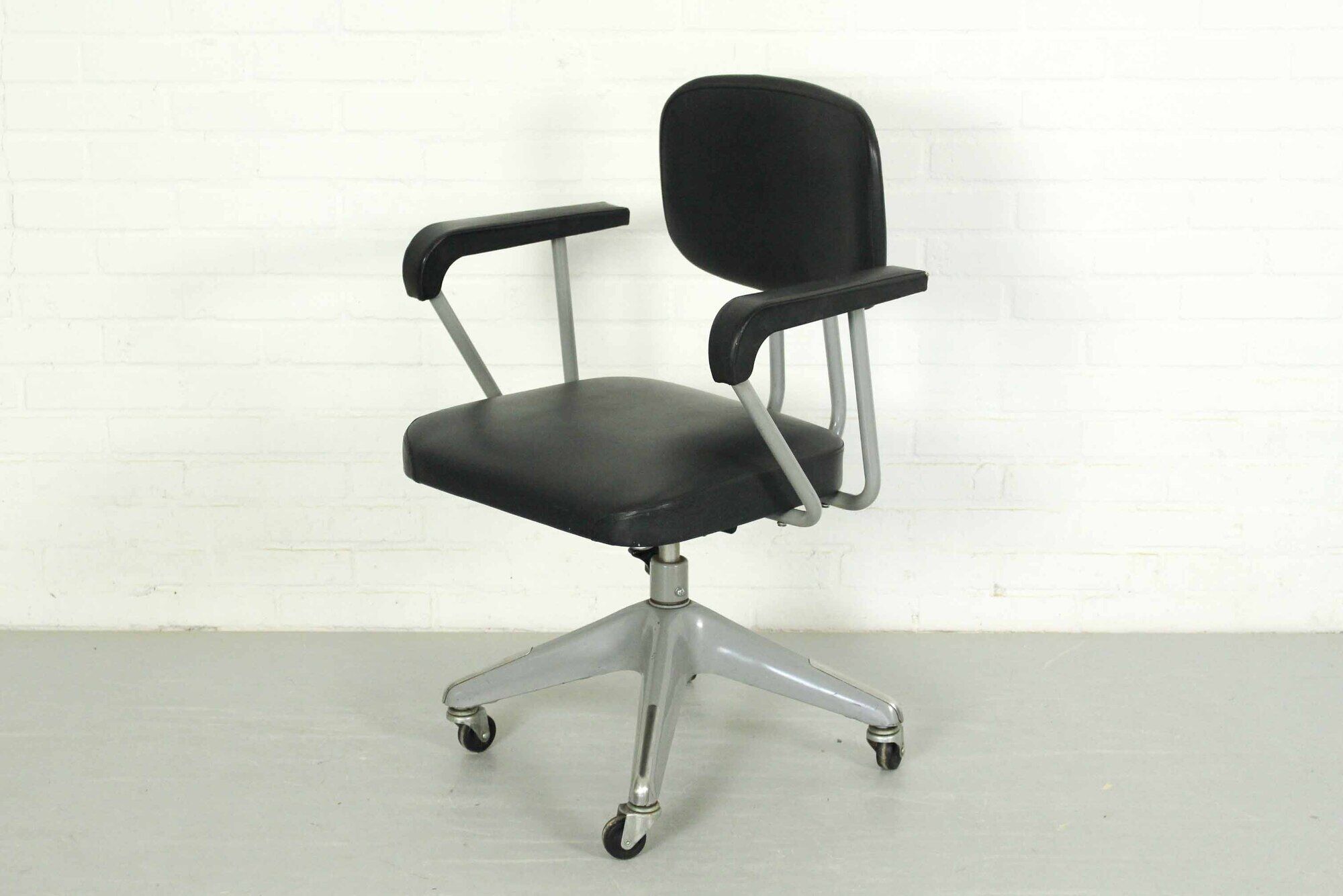 Japanese Industrial Office Desk Chair by Takashi Okamura, 1970s