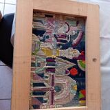 Tapestry canvas optical art