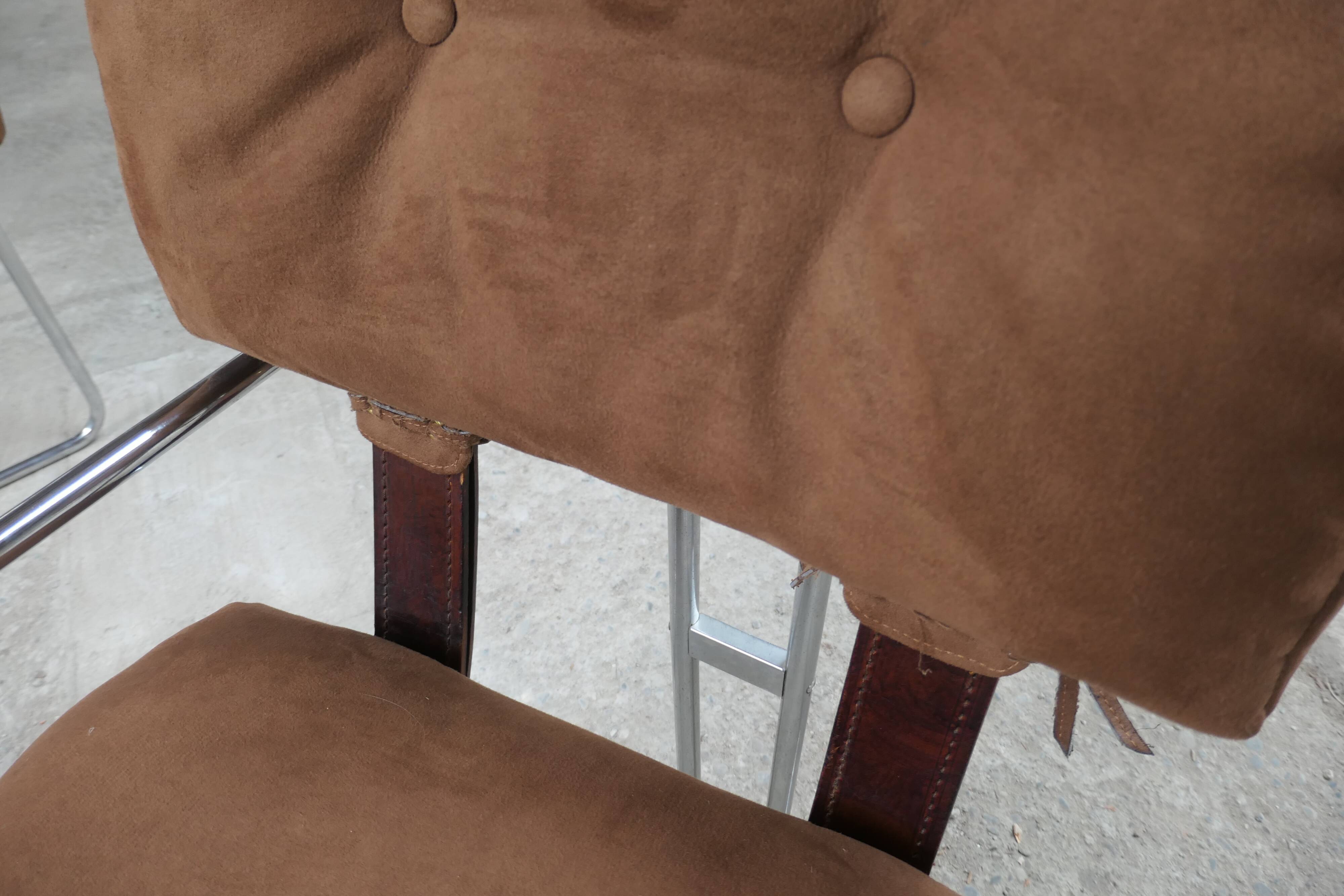 Four Tucroma armchairs by Guido Faleschini