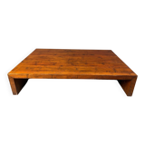 Large coffee table in bamboo attributed to Axel Vervoordt, 1980s