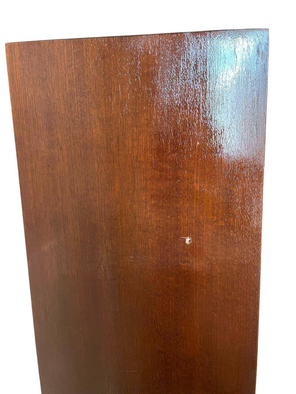 Vintage wooden shallow shelf/display case/bookcase