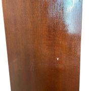 Vintage wooden shallow shelf/display case/bookcase