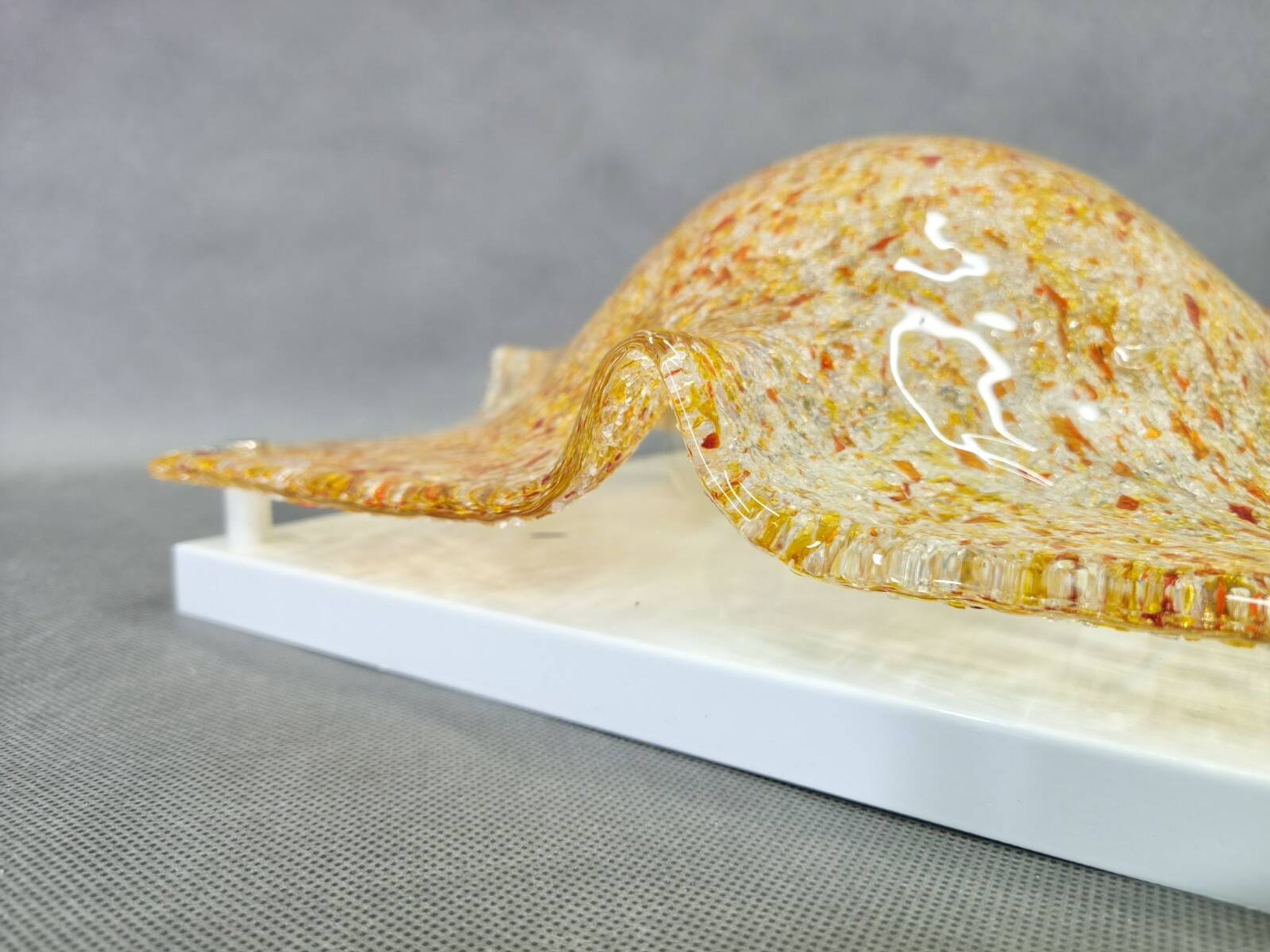 Pair of Murano Glass Wall Lights by Toni Zuccheri for Mazzega, 1970s
