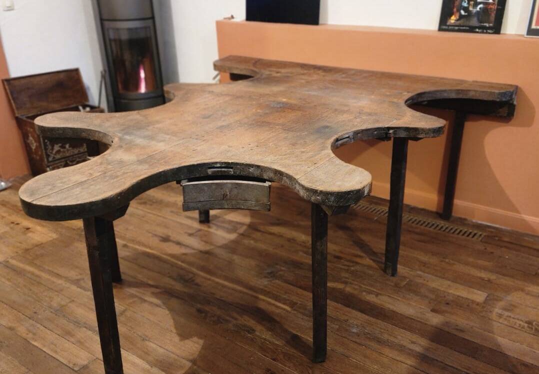 Vintage jeweller's workbench from the 1930s/1940s.