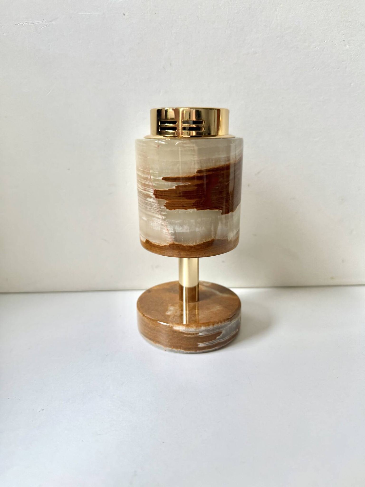 Briquet de table en marbre onyx vintage SAROME Japon