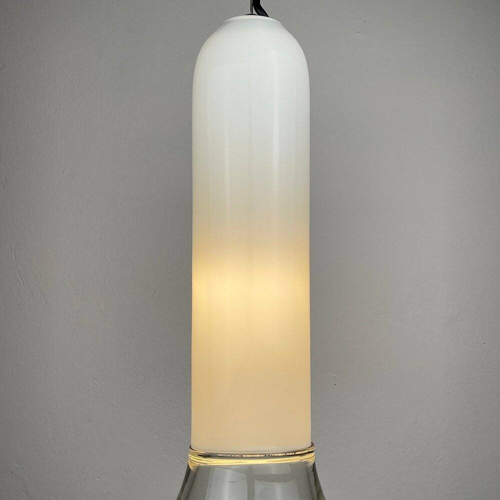 Suspended lamp Samanta in Murano glass attributed to Roberto Pamio for Leucos, Italy, 1970s.