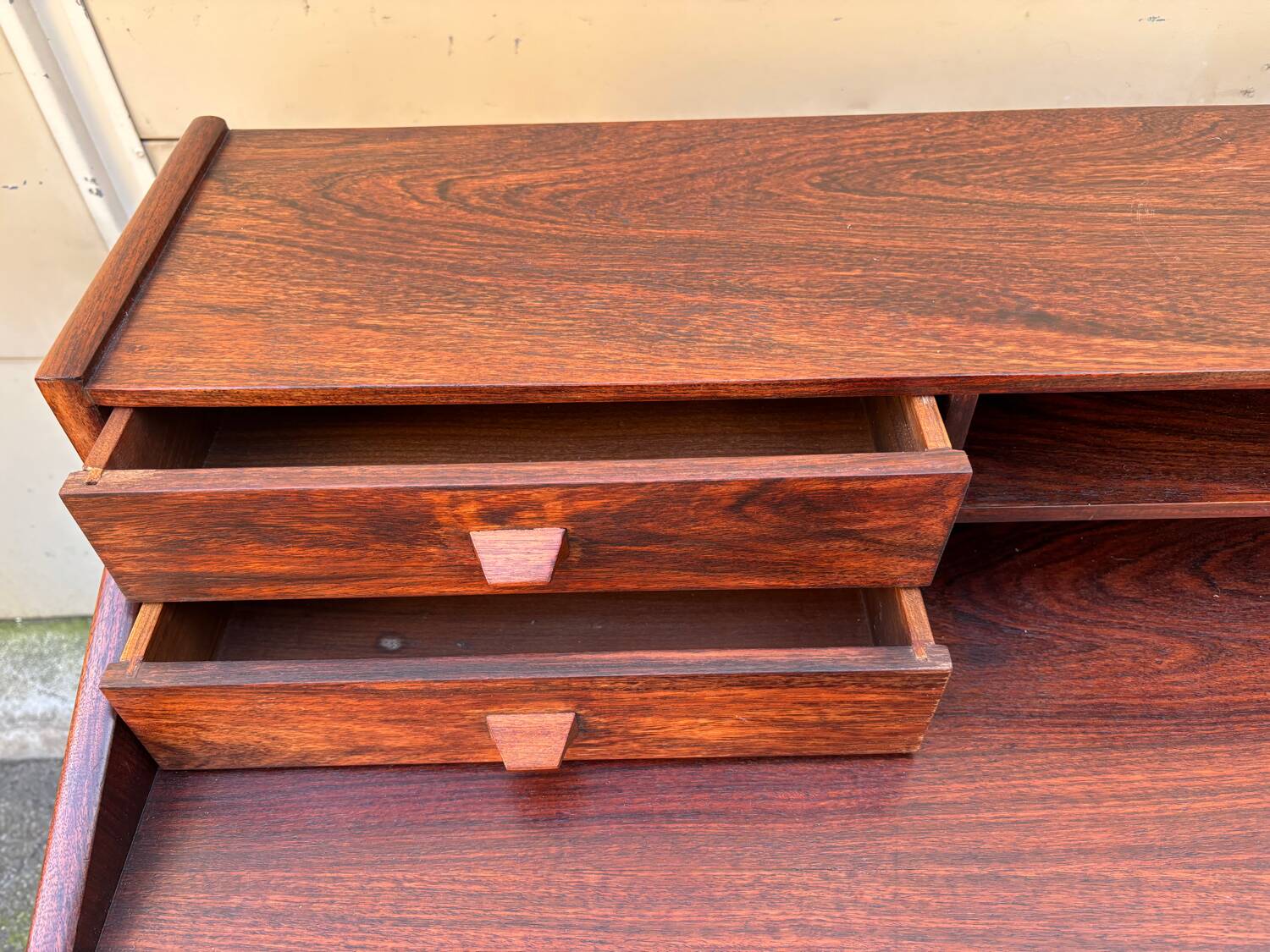 Bureau en palissandre années 60