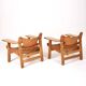 Pair of The Spanish Chair model BM2226 armchairs by Børge Mogensen