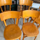 Suite de 5 chaises bistrot Baumann vintage