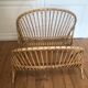 Rattan basket bed