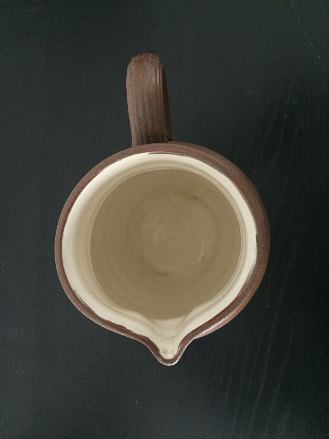 Handmade pottery jug pot