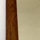 Old rectangular wooden mirror 35,5x29,5cm