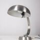 70's ministerial table lamp in chrome metal italian design