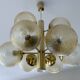 Large Vintage Bubble Glass Pendant Light
