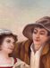 Painting "Romantic Scene" - End of the 19th century