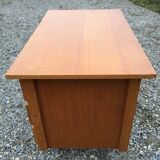 Vintage oak desk with 3 drawers