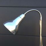 Chrome metal lamppost