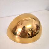 8 half moon sconces, Hollywood regency, brass, 60/70