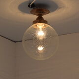 Art Deco brass Ceiling Light,1930's.